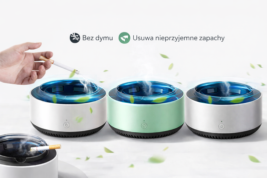 Inteligentna Popielniczka Zero Dymu - System Filtracji Powietrza